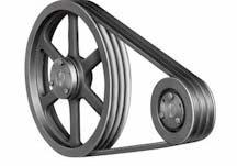 Coupling by means of gears or pulleys/belts may be used in cases