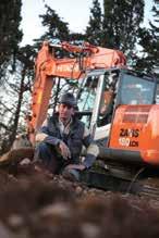 Reducing Environmental Impact by New ZAXIS Hitachi makes a green way to cut carbon emissions for global warming prevention according to LCA*.