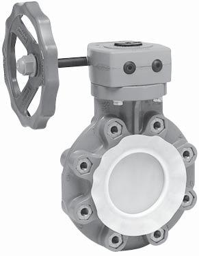 Sample Engineering Specification BUTTERFLY VALVES High Purity TFM Lined Features - CPVC This advanced technology TFM Lined valve is specially designed and produced for applications requiring high