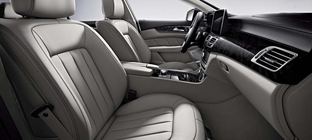 CLS 400/550 4MATIC Upholstery Combinations Note: 211/811 available on CLS 400 4M w/ MSP, and