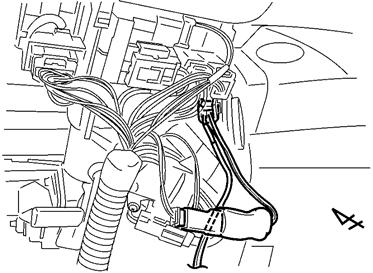 2P (t) Plug in the V5 harness white 2P connectors between the vehicle harness 2P connector and the ignition switch. (Fig. 2-15) Vehicle Harness 2P Fig.