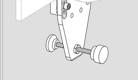 Tighten until Rail Clamp is perpendicular to