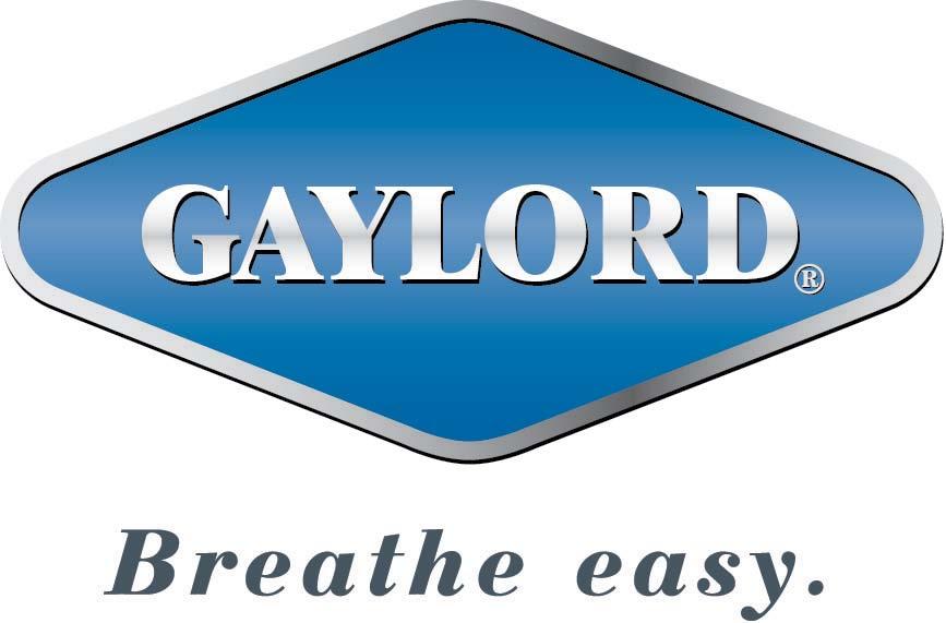 Revised August 2018 The Gaylord Duct Sump Maintenance Manual For Model "GDS" GAYLORD