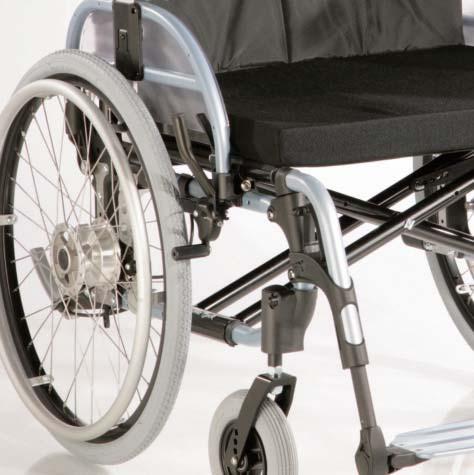 Start M4 XXL Product Features Profiled aluminium tube frame All main component groups are attached with screws Standardized caster forks for all wheel sizes Durable upholstery Small folding size with