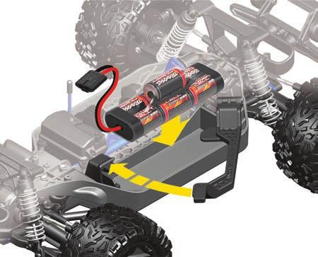 TRAXXAS TQ 2.4GHz RADIO SYSTEM Battery id Your model s included battery pack is equipped with Traxxas Battery id.