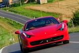 Departure by Ferrari for Bolsena After a short Ferrari practice-drive a pleasant drive along the panoramic and enchanting roads of the mythical Mille
