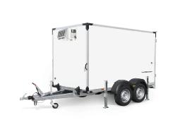 COOL-FREEZE FREEZER TRAILERS A premium trailer. Freezer down to -20 degrees C, or chill up to +10 degrees C. 2.5 metre Cool-Freeze Trailer Internal size, length: 2.63m x 1.47m x 1.97m high.