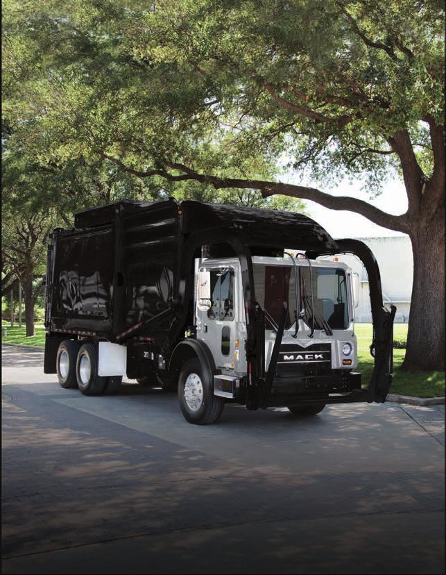 Strong Mack axles and mride suspensions give drivers the durability needed