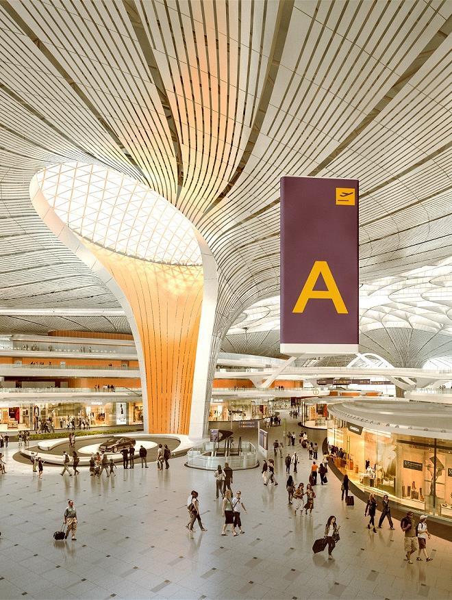 Enabling new mega city clusters CASE: BEIJING NEW AIRPORT KONE is delivering 170 escalators for the new Beijing Airport When fully completed, it will be the world s largest international airport with