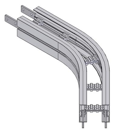 Plain Bend 45 Chain required 2-way (300, 500, 700, 1000) : 1.3, 1.6, 1.9, 2.4 meter Slide rail required 2-way(300, 500, 700, 1000): 2.5, 2.9, 3.3, 3.