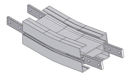 Vertical Bend 5 VB-5R400 UOM: pc Chain required 2-way: 0.4 meter Slide rail required 2-way: 0.