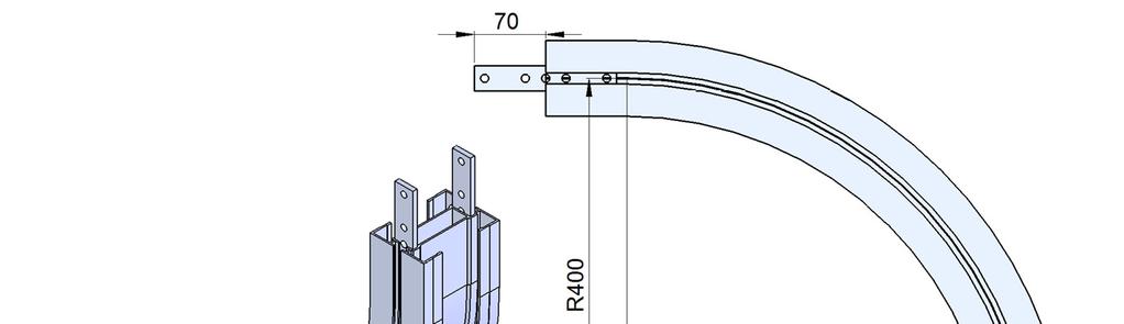 2 meter Slide rail required 2-way: 2.