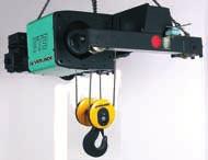 Electric wire rope hoist Complete range of components for standa Electric wire rope