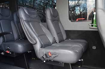 Inside, firmer and more supportive passenger seats are crafted from durable upholstery to