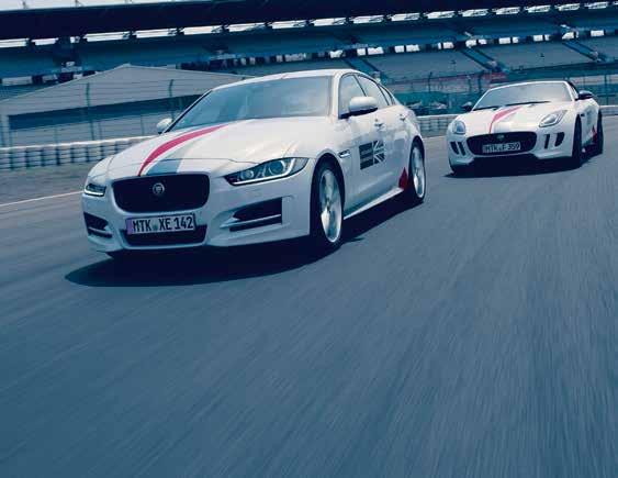 DRIVING EXPERIENCES The opportunity to drive the latest Jaguar cars at their limits, or relive iconic Jaguar history, is rare.