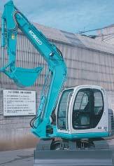 maintenance. And of course, all of this is backed by the rugged durability that has earned KOBELCO our reputation for reliability throughout the world.