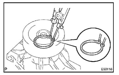 clutch rotor. d. Remove the screw and disconnect the connector. e.