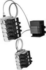 Works with any make Discrete Output PLC. Split-Stack Mounting Capability. Quick, Single-to-Double Solenoid Conversion. Add / Remove Valves in Minutes. Compatible with Omron Link Terminals.
