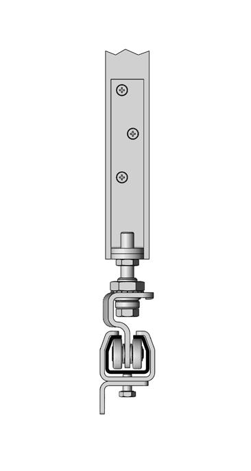 3 Sliding hardware HELM 00-500 with trolley hangers of the series -86 fig.
