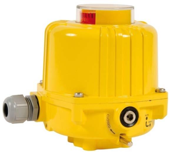 GENERAL CHARACTERISTICS The SA03 electric actuator is dedicated to the actuation of ¼ turn valve. The maximum torque value is 30 Nm.