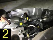 NOTE: Install each O2 sensor in the same side that it was removed from of the OEM lower catalytic converters.