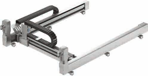 Linear gantry EXCT: pick & place handling system with high dynamic response This Cartesian high-speed handling system with robotic functionality has excellent dynamic response with over 90 picks/min