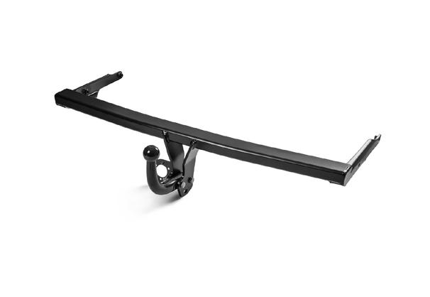 Non-detachable tow bar 5E0 092 101A III Material: High-quality steel, plastic Utility High-quality materials Testing and homologation This non-detachable tow bar not only increases the utility of the