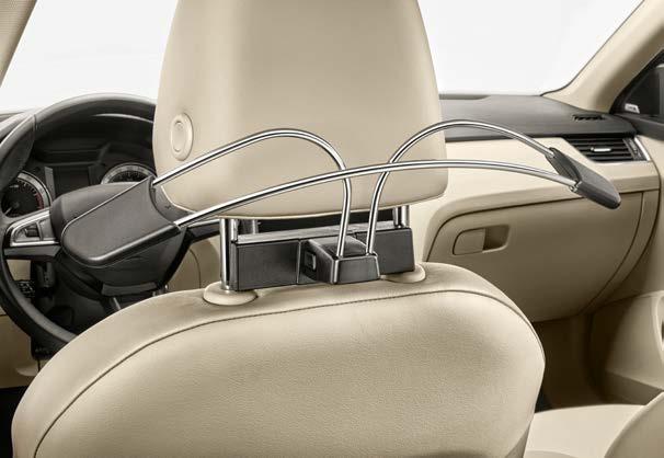 Smart Holder hanger 3V0 061 127 III ŠKODA SUPERB III ŠKODA KODIAQ Material: Stainless steel, plastic Solution to take the weight off travelling Outstanding robustness Quality To make your life easier