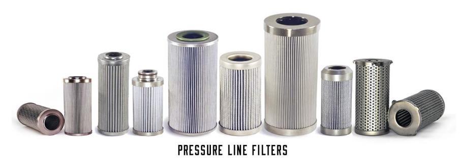 Filter Type Characteristics Suction Line Filters Initial stage of filtration. Normally placed between the reservoir and pump. Easier to service and less expensive than many other types of filters.