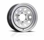 WHEELS WHEELS HIGHWAY SUPREME SILVER HIGHWAY EIGHT SPOKE, WHITE WITH STRIPES HIGHWAY EIGHT SPOKE, GALVANIZED BOAT TRAILERS, CARGO TRAILERS, HORSE AND STOCK TRAILERS, RV-TOWABLE UTILITY AND SPECIALTY
