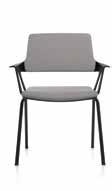 Product overview 15 16M0 46M5 46M0 56M0 Conference chair with base and castors, seat and back upholstery