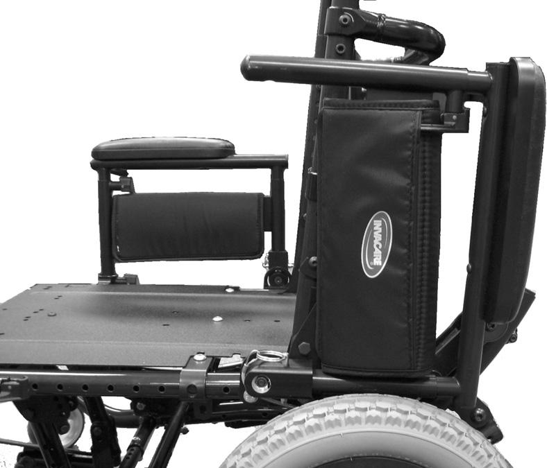 Using Armrest Make sure the locking mechanism is secured before using wheelchair. 1. Flip the armrest release lever to the unlocked position (Detail "A"). 2.
