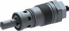 Further information: Data sheet on request High power density Pressure-relief Cartridge Protects pumps and/or actuators as well as the system against excess pressure Various pressure ranges Direct