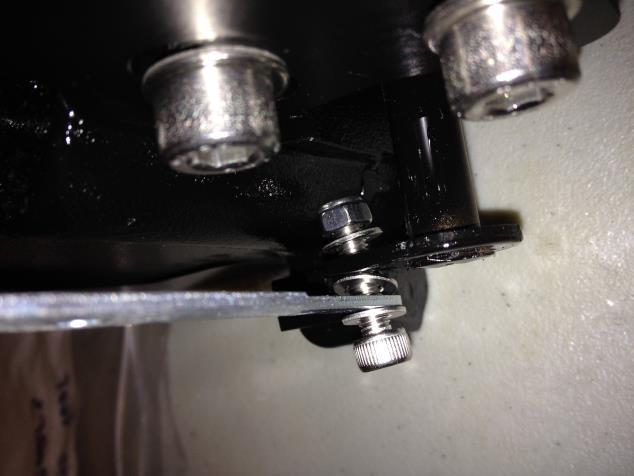 mm bolts through bypass bracket 19.2. Insert fasteners through bypass shaft and butterfly hole (Figure 36