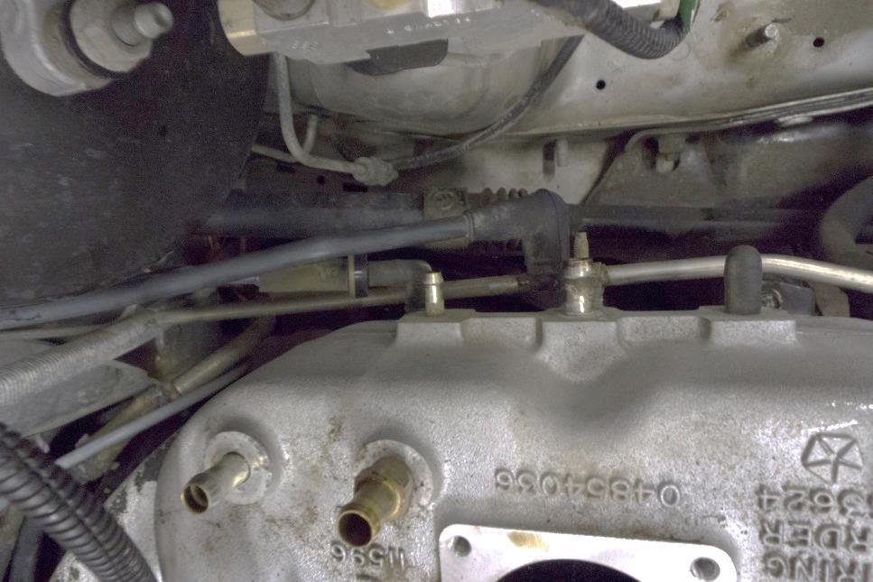 9. Disconnect vacuum hoses and lines from top and side of intake manifold 9.1. All of these hoses and lines experience vacuum.
