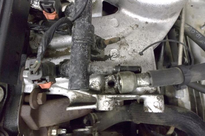 10.2. Remove stock fuel line from fuel rail 10.2.1. Use a 5/16 fuel line disconnect tool to disconnect