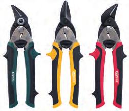 2 mm Special tool steel Tin snips sheet metal shear, self opening, right handed cut Right handed cut Self opening handle