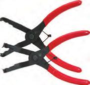 Trim clip pliers set Clip removal set 2 Suited to the dismantling of plastic rivets and plastic clips With