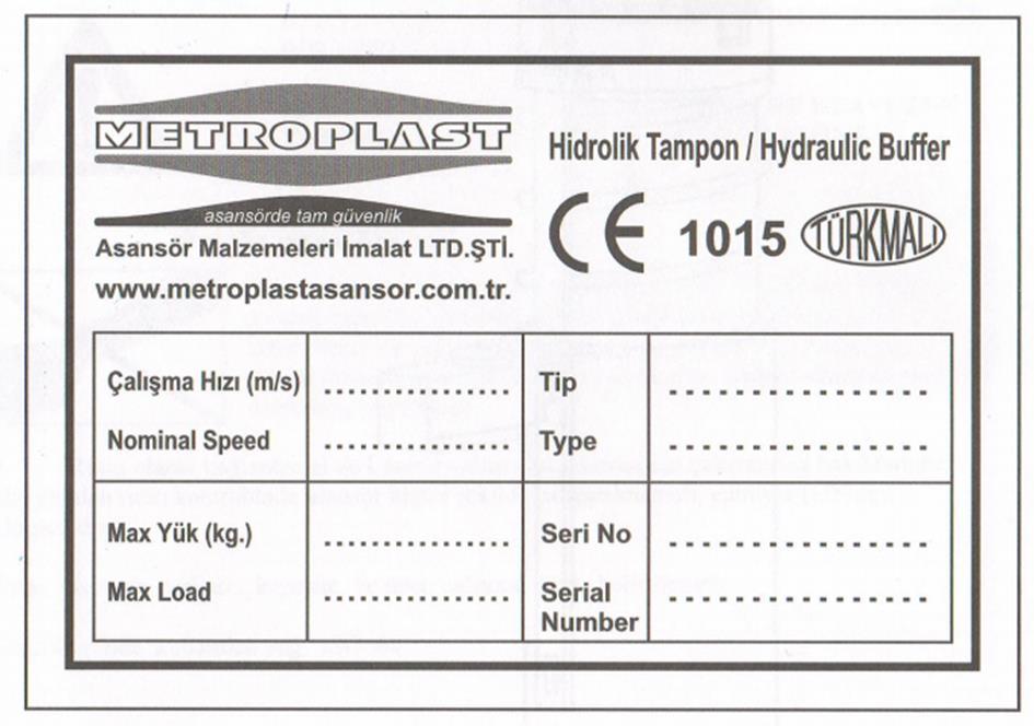 LABEL SAMPLE: Please perform speed and capacity check before carrying out