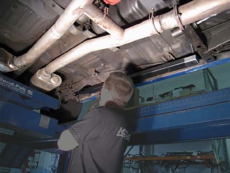 - Reinstall the leaf spring mount and continue with the subframe
