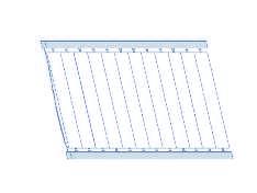 2738 2981 3106 3463 3581 3825 3944 4188 4431 Curved Track for Bow or Bay Windows Minimum radius: 26 Maximum width: 220 Available with 2-5 equal spacing Available in One-Way or Split Draw Call for