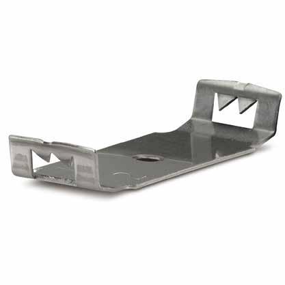 281" x 0.18" square Mounting clips Ideal for high-temperature environments.