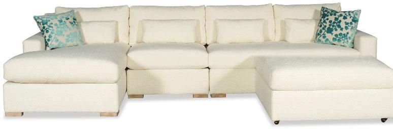 WALLACE Sectional LAC H34 W41 D71 Seat Depth: 46 AC H34 W32 D43 Seat Depth: 19 RALS AC H34 W69 D43 Seat Depth: