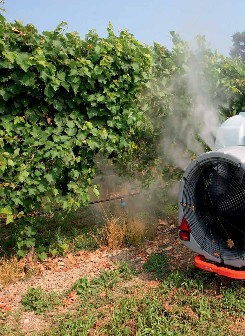 APOLLO DATI KEEPS TECNICI YOUR VINEYARD SAFE! Apollo is the mounted mist blower, light and simple for a peerless manoeuvrability.