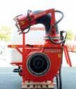 It is available both with a manual or electric control unit and completed by filling hose and upper spray deflectors.