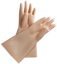 Personal protection equipment Insulating gloves W EN 60903 - European directive EC/89/686. Natural latex, AZMC grade : - R : resistant to acid, oil and ozone.
