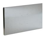 Side pan Manufactured from galvanised ste. Set of 4 with fixings.