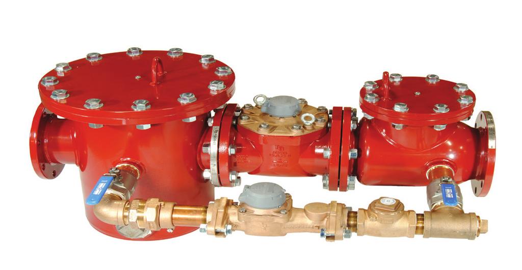 Fire Series Assembly (FSAA) Cold Water Meter & Strainer with Turbine Bypass UL Certified & FM Standard Approved for Fire Service Applications NSF/ANSI Standards and Certified DESCIPTION Fire Series