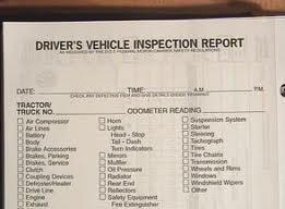 Start by looking for the obvious damage and anything that could cause problems once you are on the road. Check the following: Look at the last vehicle inspection report.