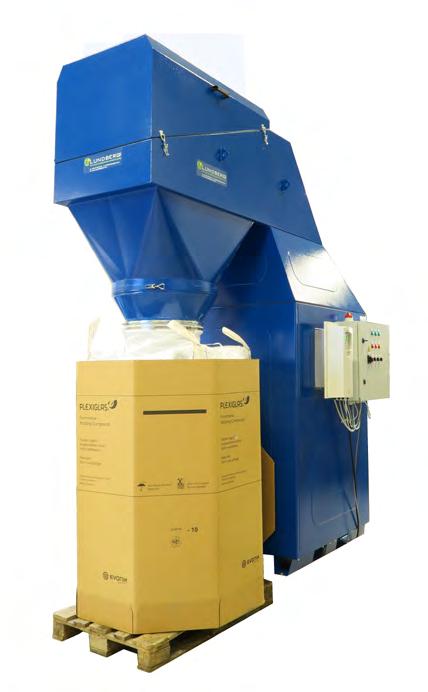 Configuration of granulator(s) is customised to the material and number of process machines